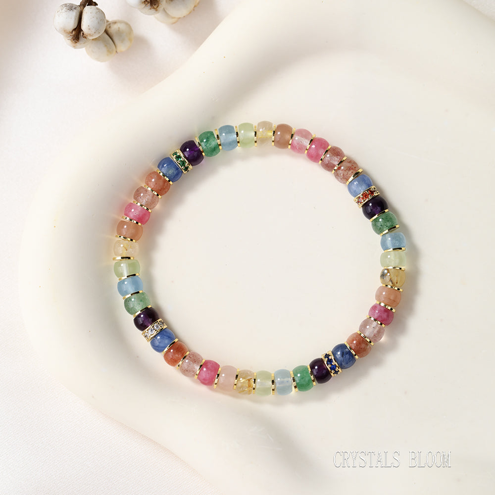Rainbow Crystal 8mm Bracelet