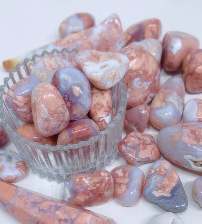 Pink Agate Tumble