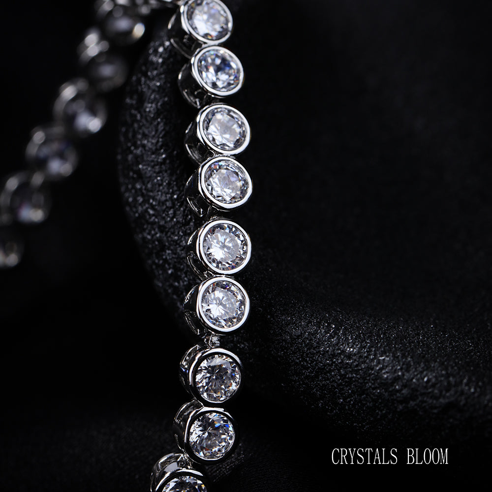 18K Gold-Plated Moissanite Tennis Bracelet