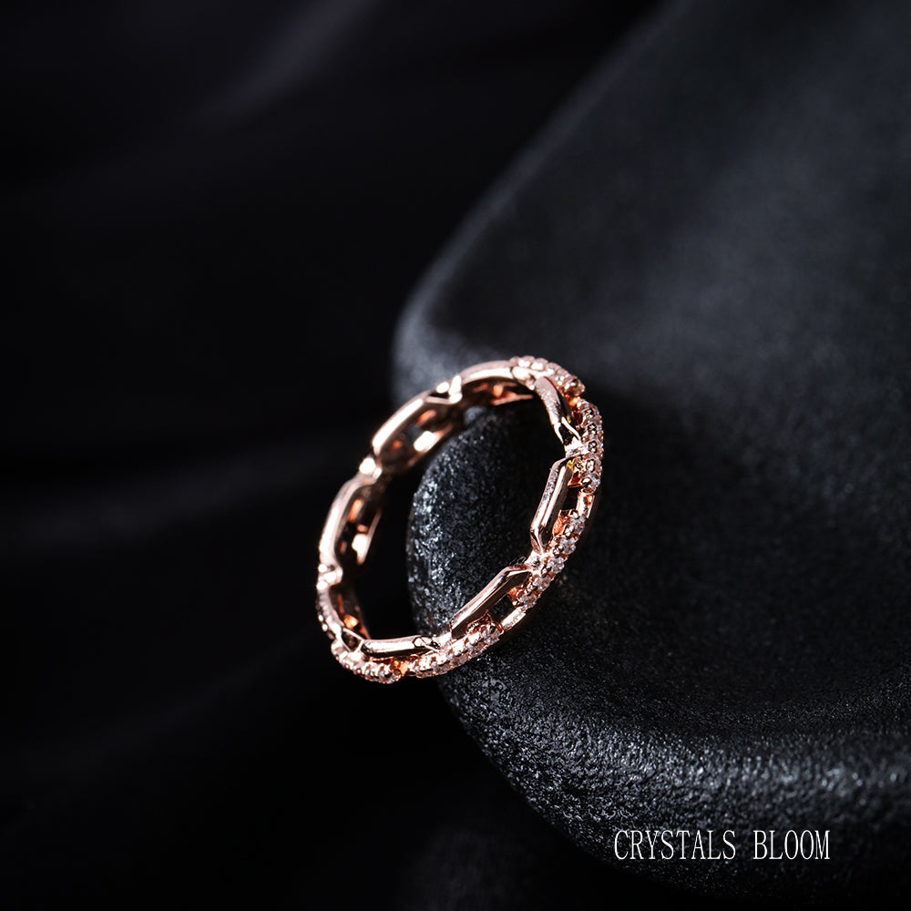 18K Gold-Plated Moissanite Ring