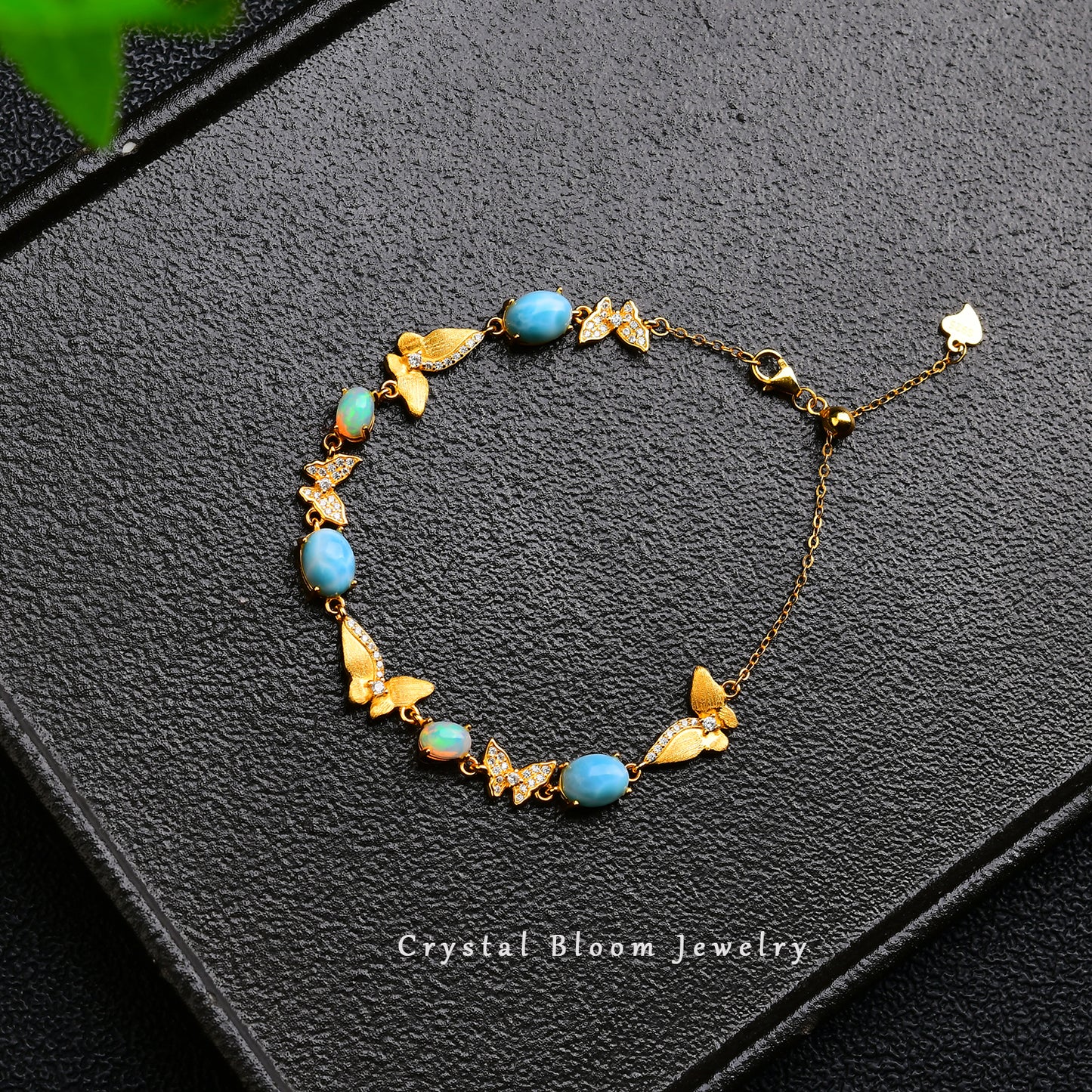Opal & Larimar Bracelet