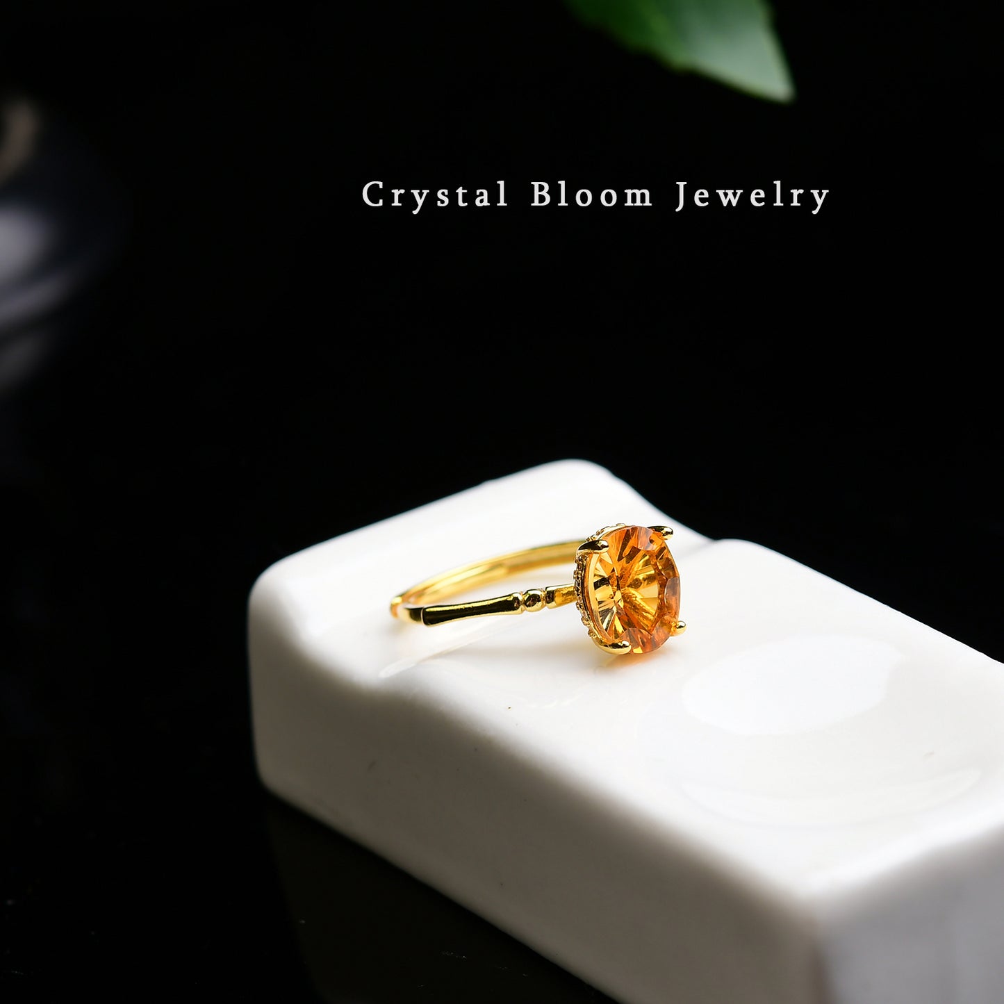 Natural Fanta Garnet Ring