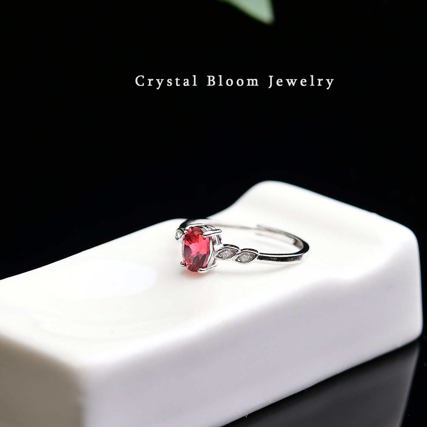 Ruby Red Tourmaline Ring