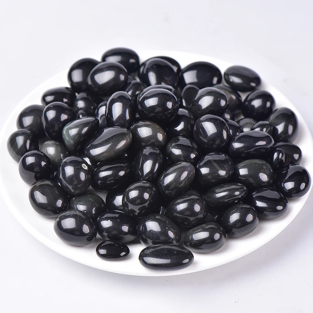 Rainbow Obsidian Tumbles