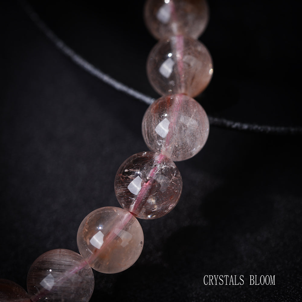 Red Rutilated Quartz Bracelet
