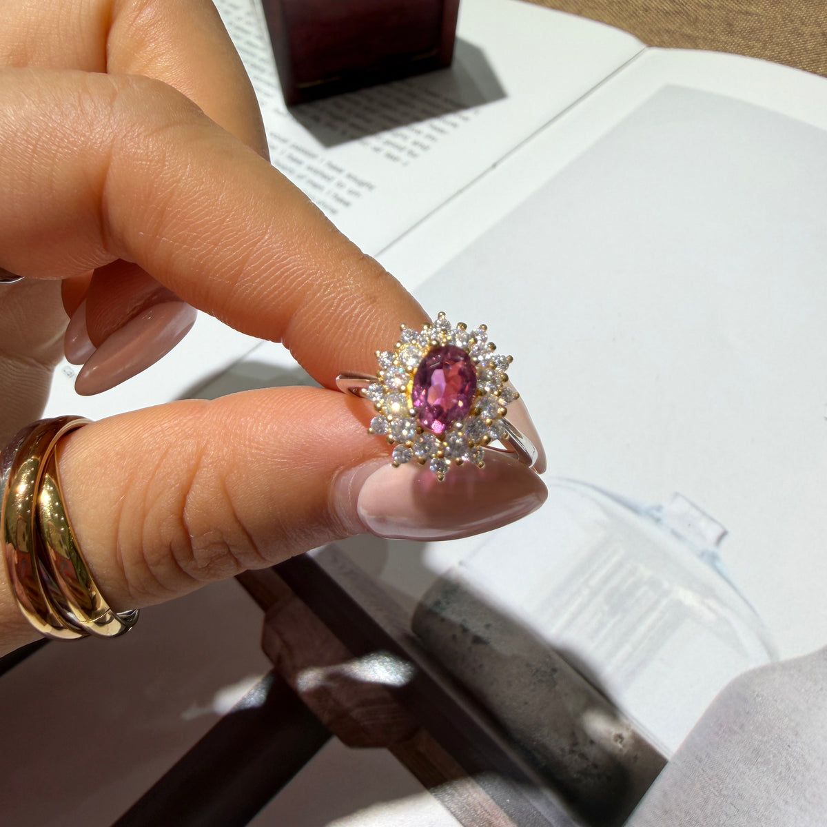 Pink Tourmaline Ring