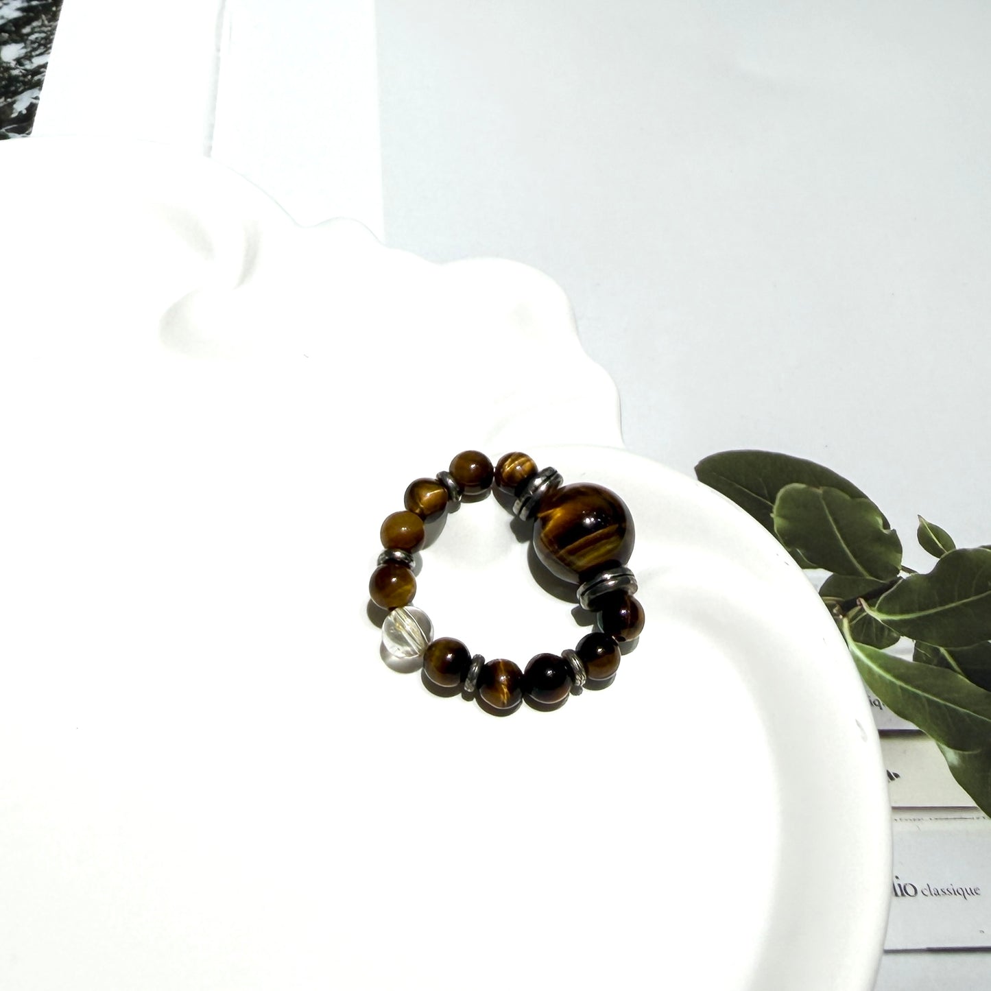 Tiger’s Eye Healing Crystal Ring