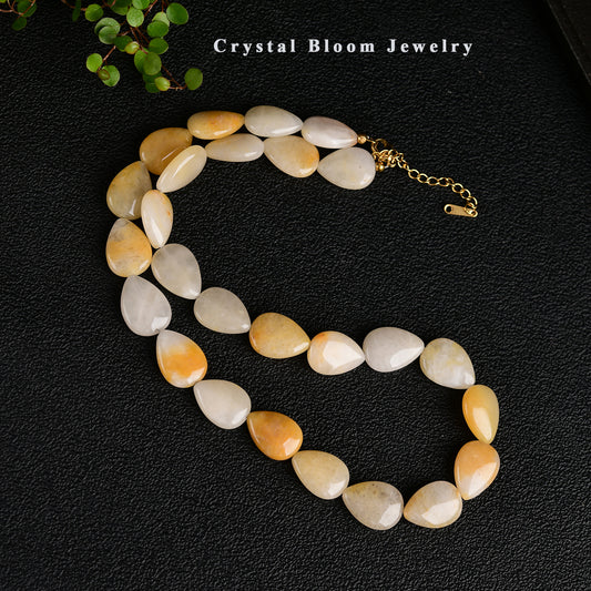 Yellow Phantom Quartz Necklace