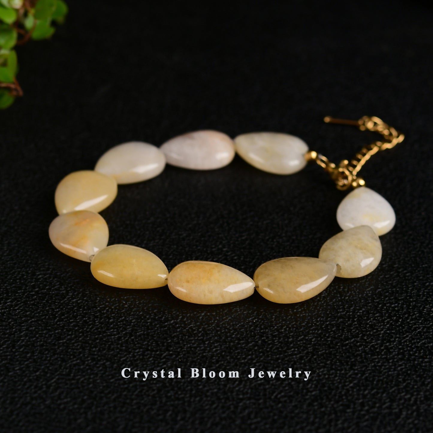 Yellow Phantom Quartz Bracelet