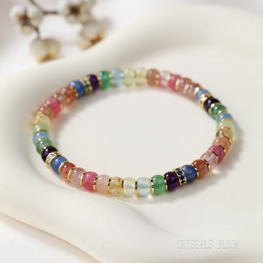 Rainbow Crystal 8mm Bracelet