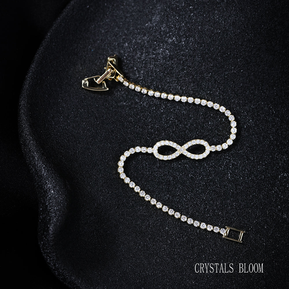 18K Gold-Plated Moissanite Bracelet