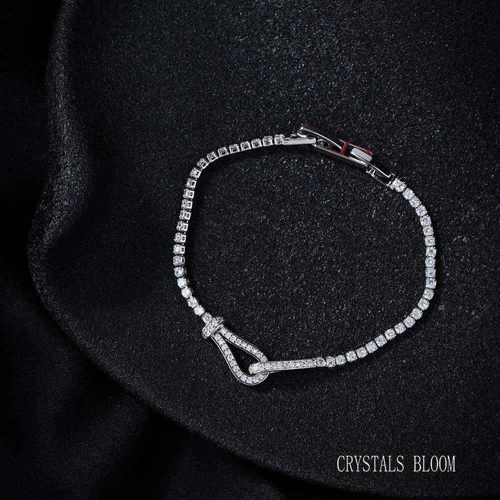 18K Gold-Plated Moissanite Bracelet