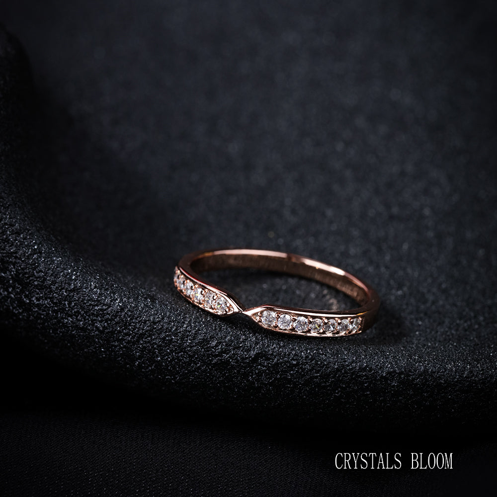 18K Gold-Plated Moissanite Ring