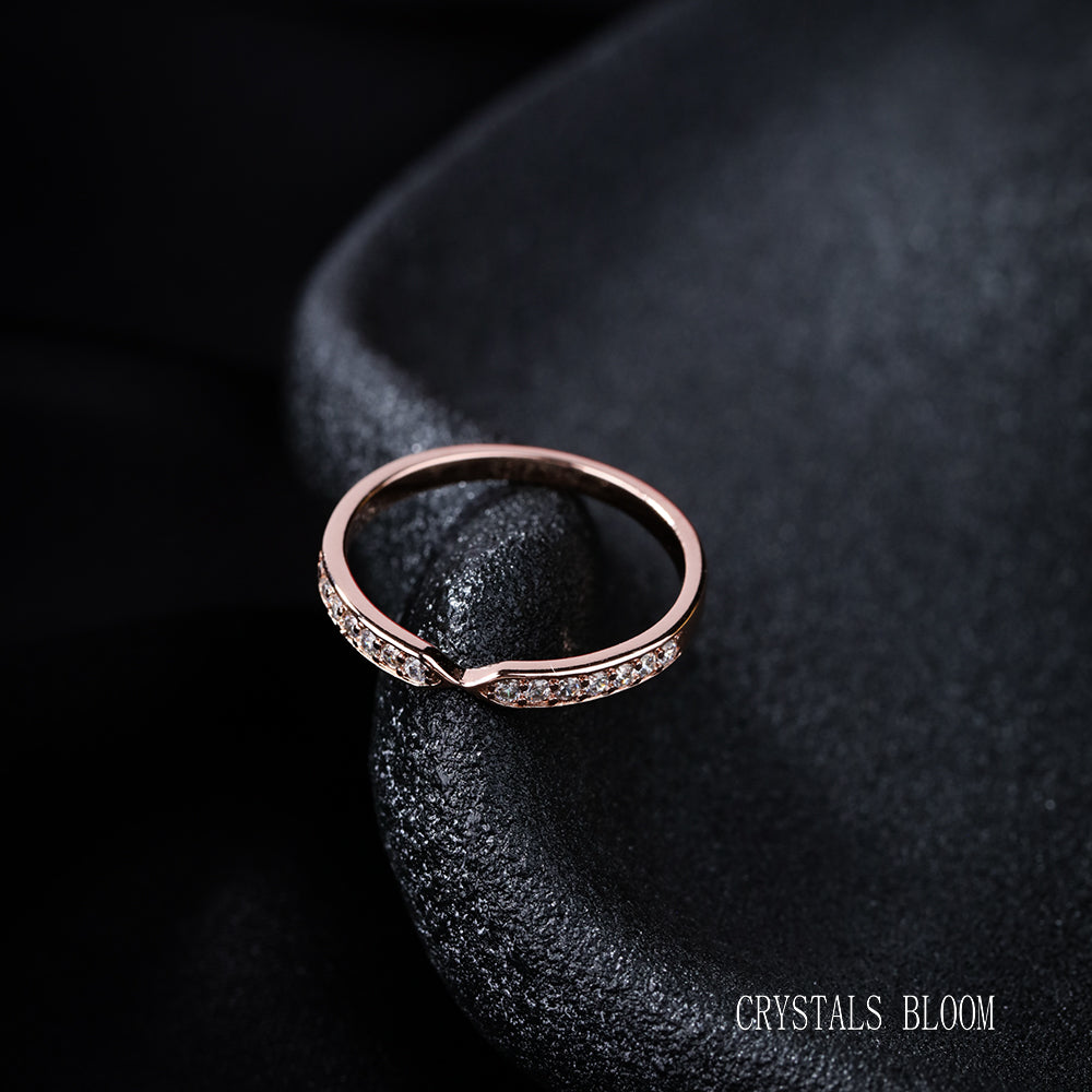 18K Gold-Plated Moissanite Ring