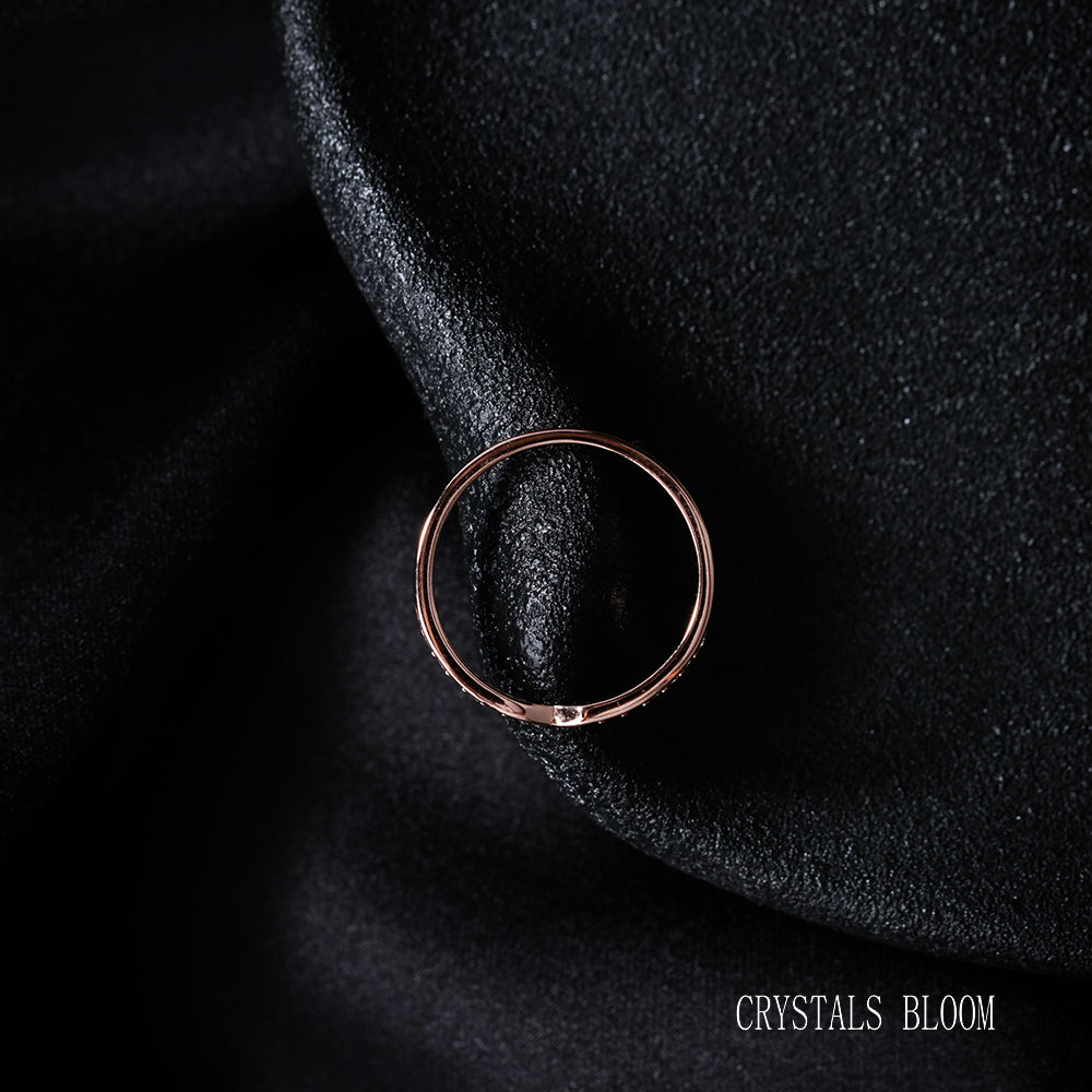 18K Gold-Plated Moissanite Ring