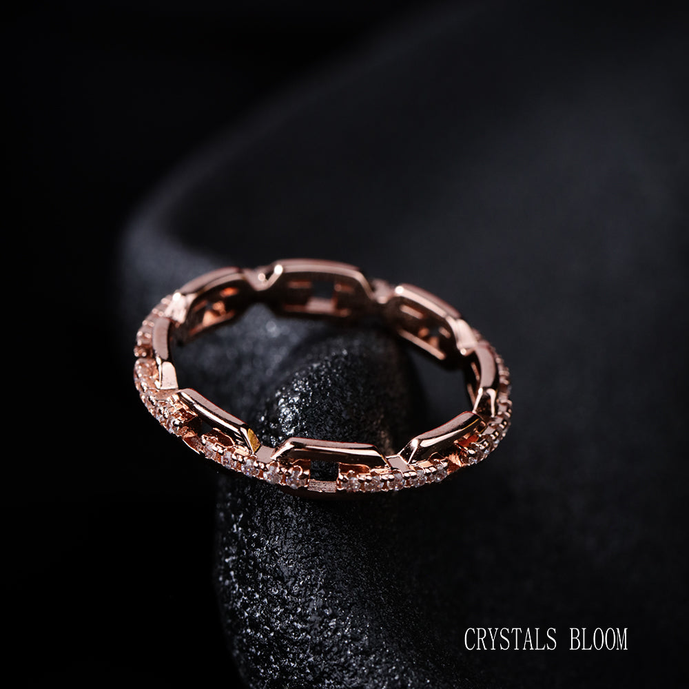 18K Gold-Plated Moissanite Ring