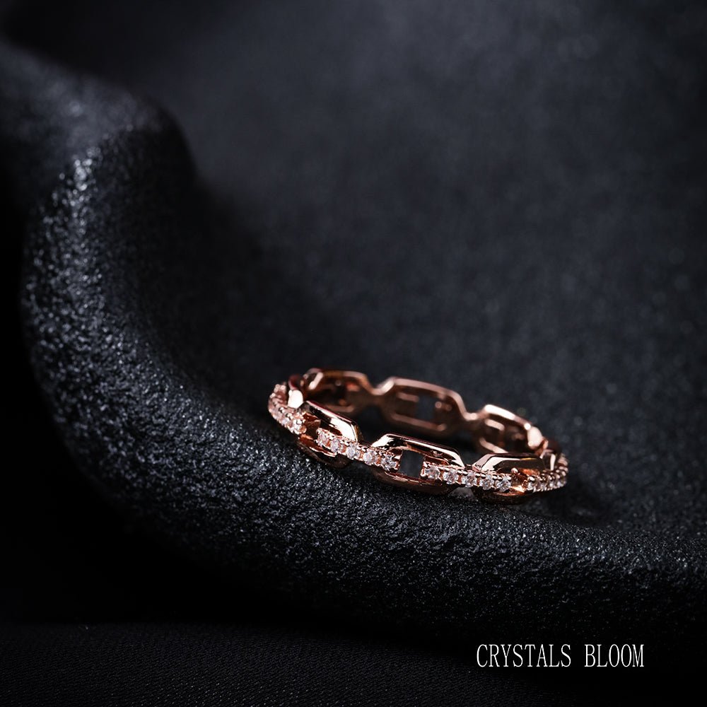 18K Gold-Plated Moissanite Ring