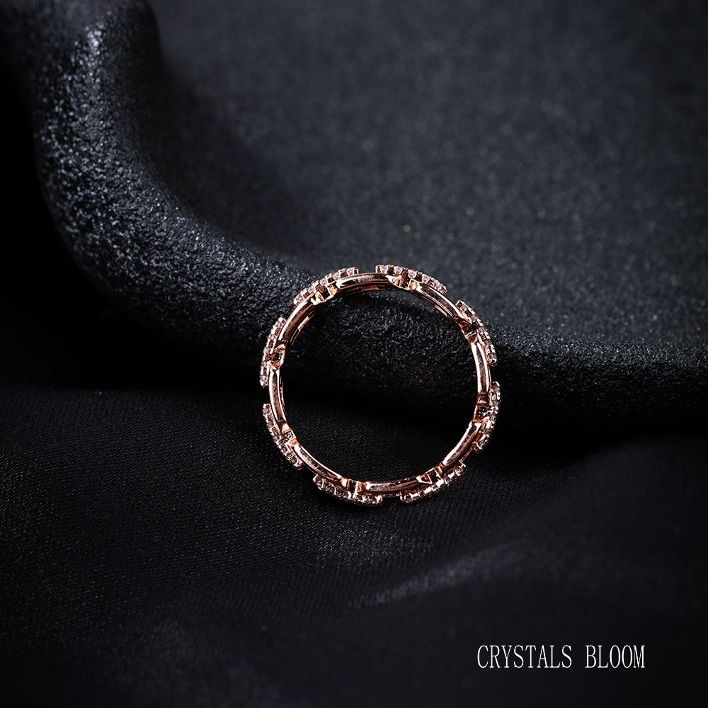 18K Gold-Plated Moissanite Ring