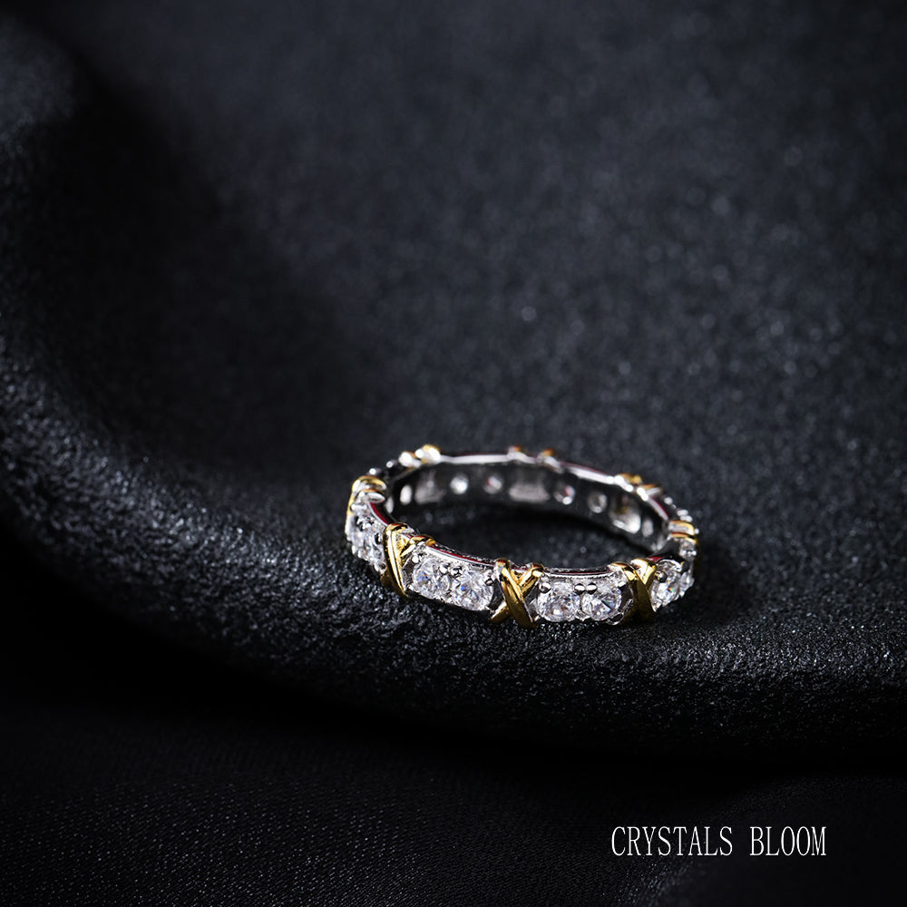 18K Gold-Plated Moissanite Ring