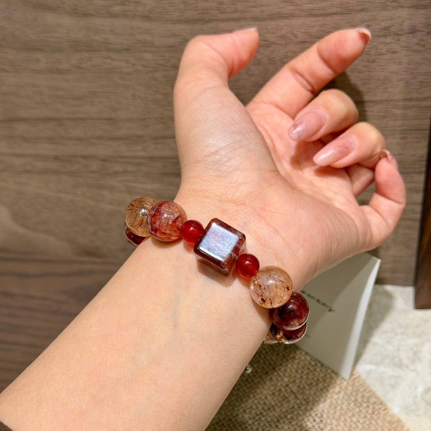 Crimson Bloom Bracelet