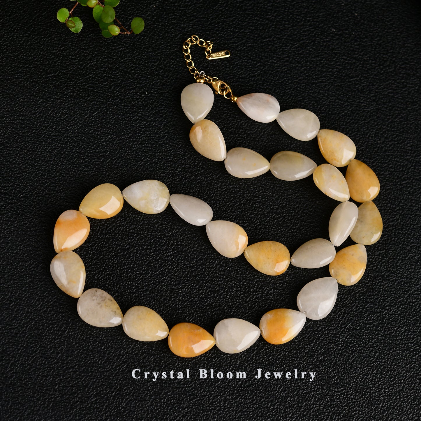 Yellow Phantom Quartz Necklace