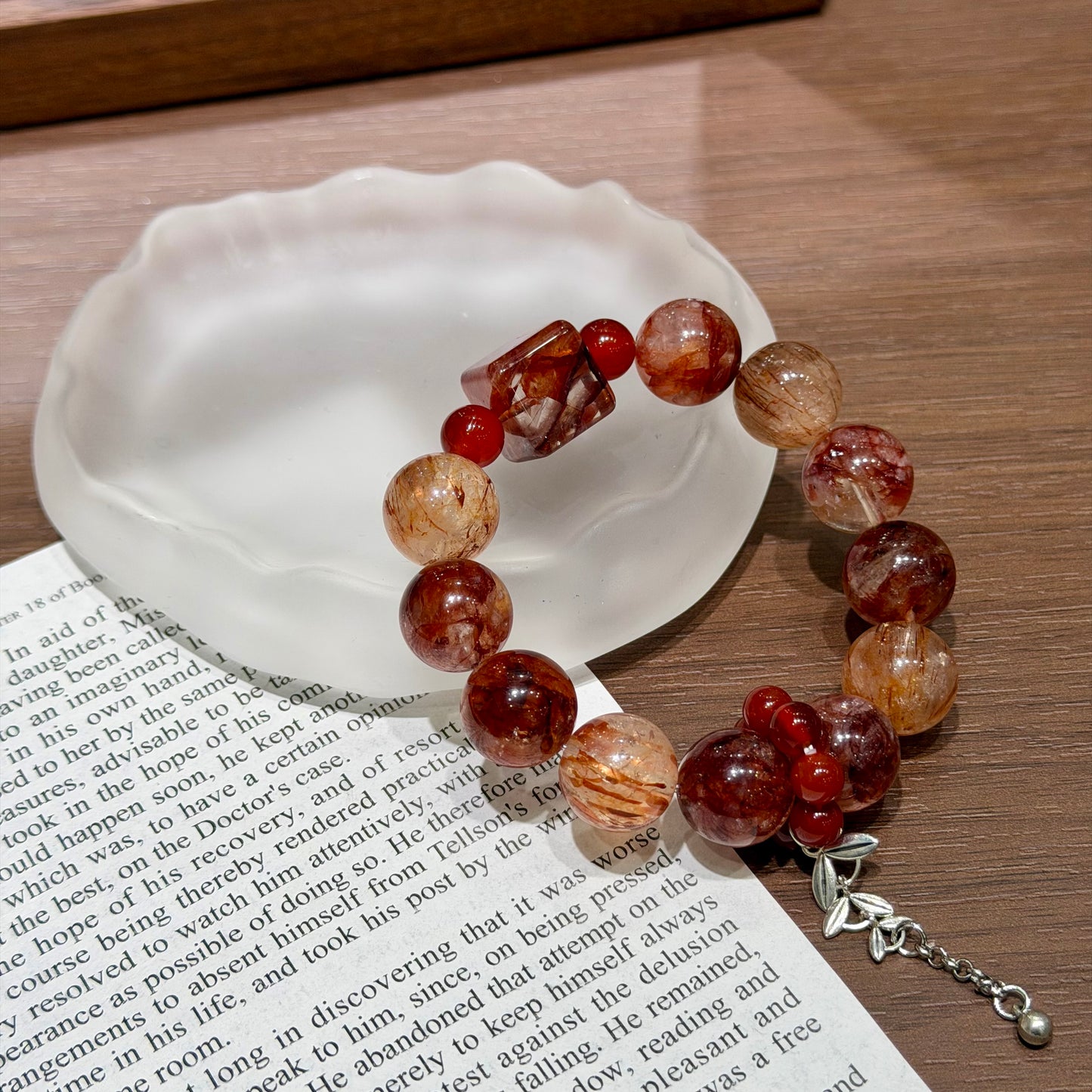 Crimson Bloom Bracelet