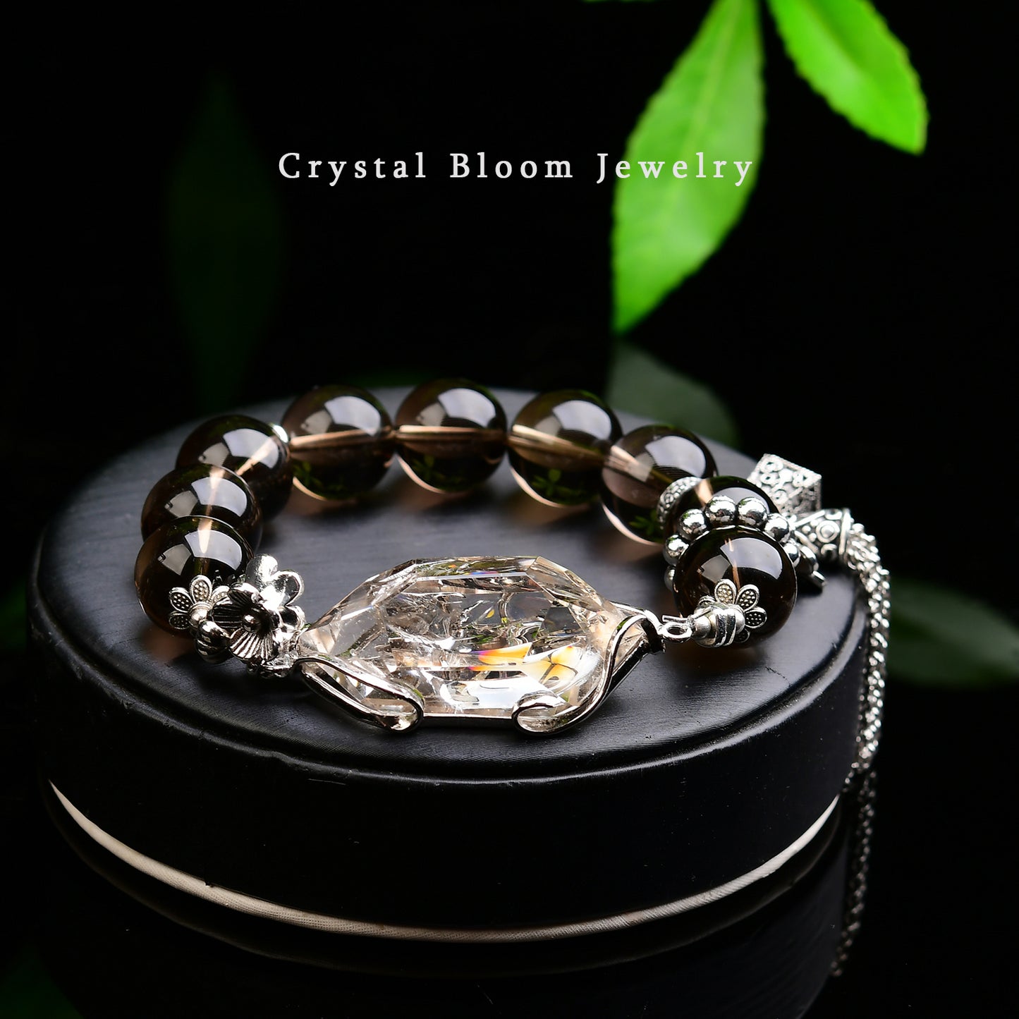 Smoky Quartz Bracelet 14mm