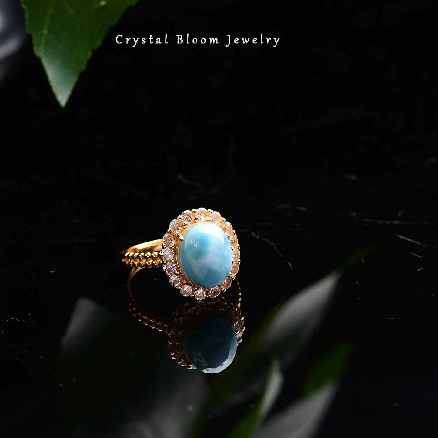 Larimar Ring