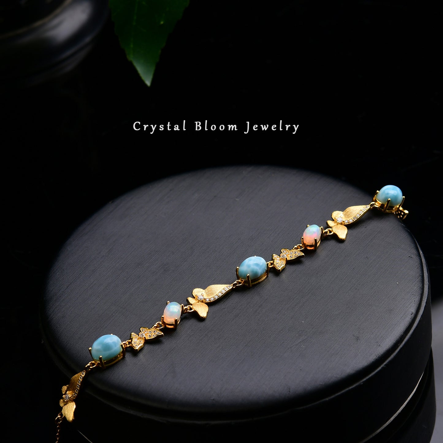 Opal & Larimar Bracelet
