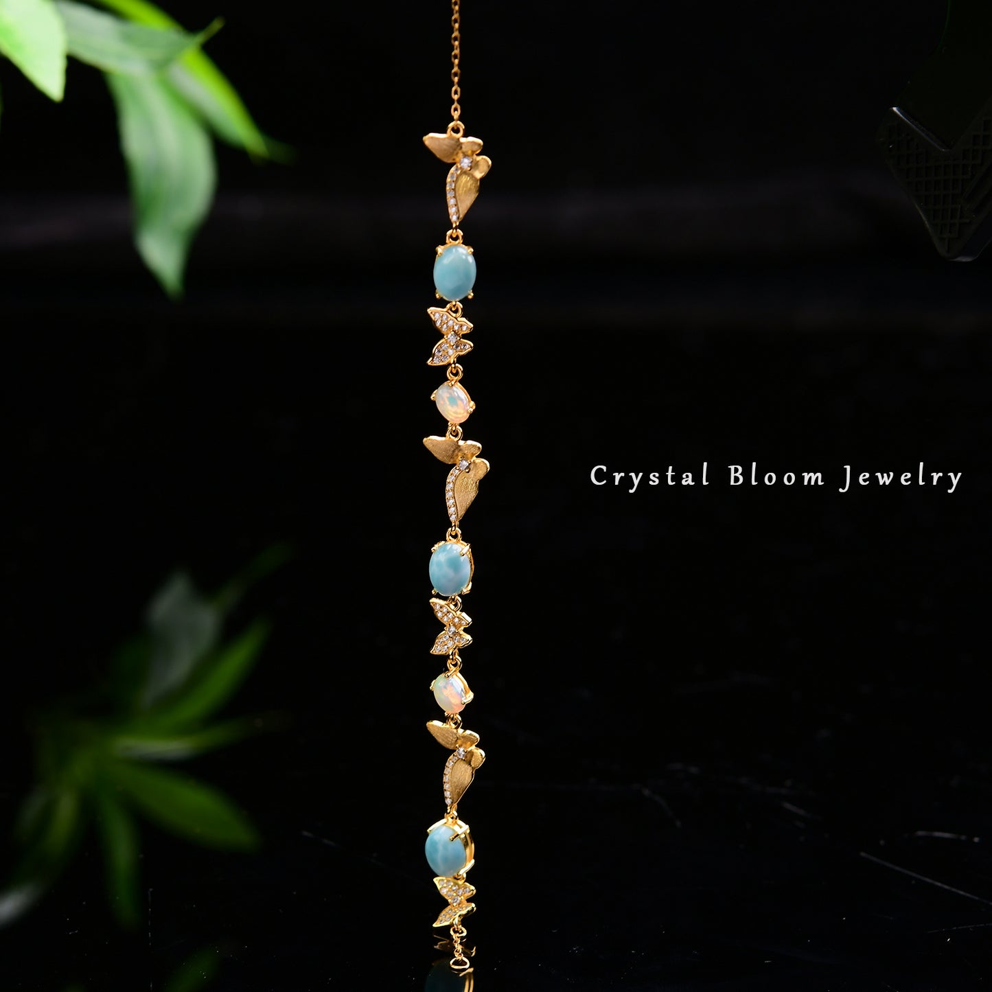 Opal & Larimar Bracelet