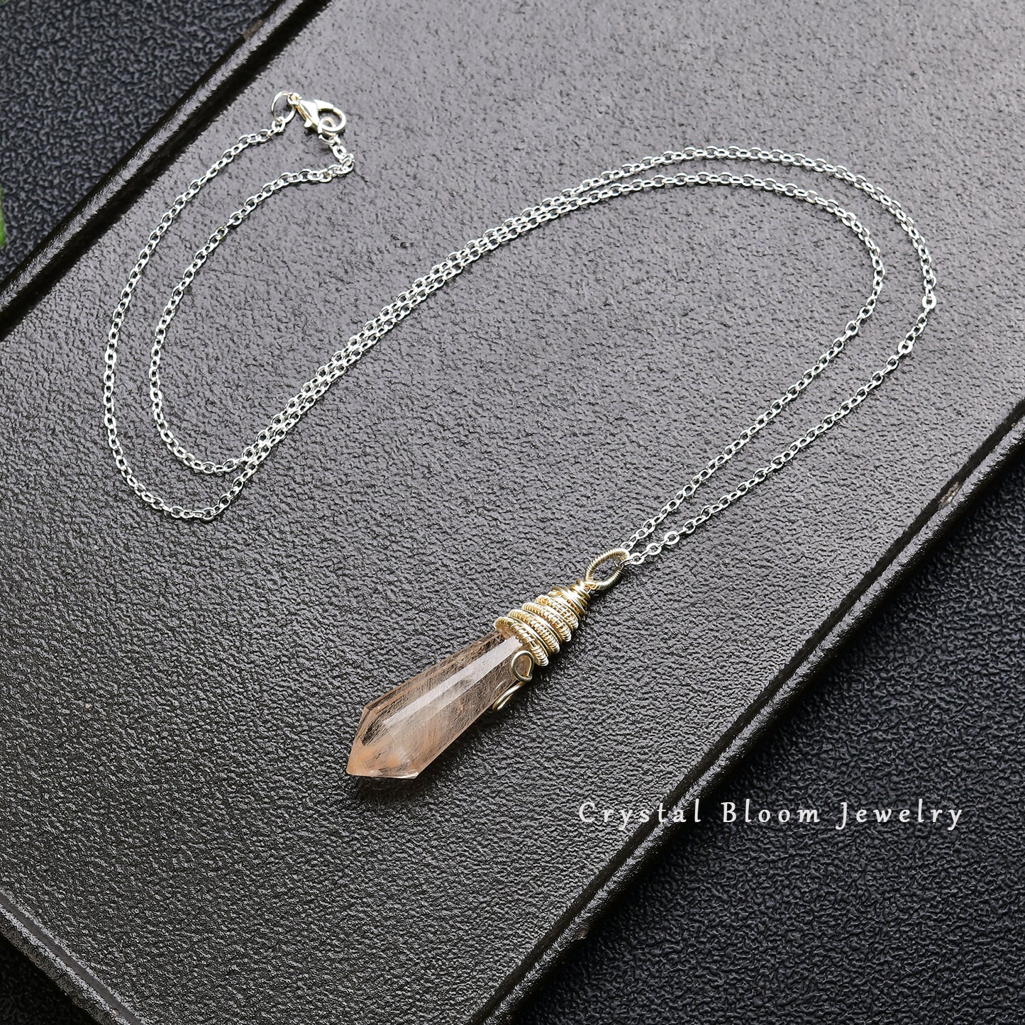 Golden Rutilated Quartz Pendant