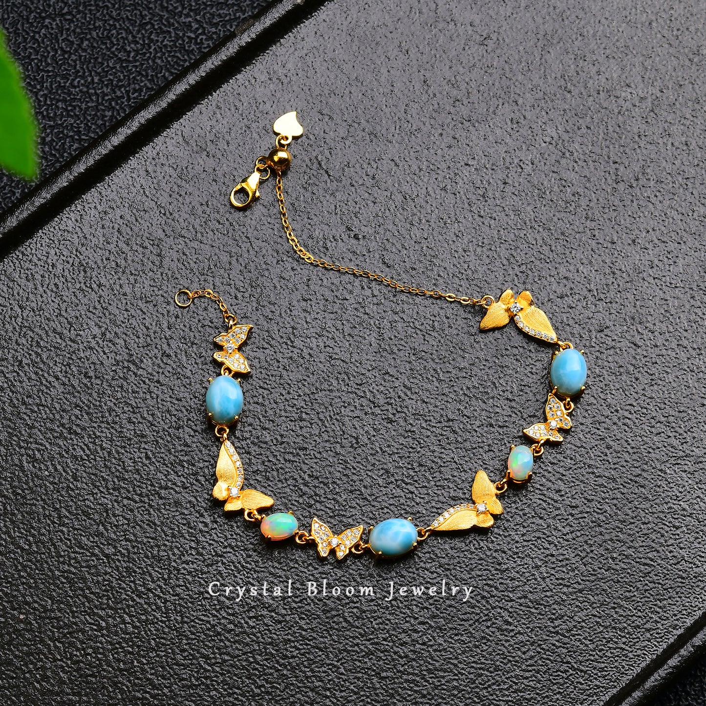 Opal & Larimar Bracelet