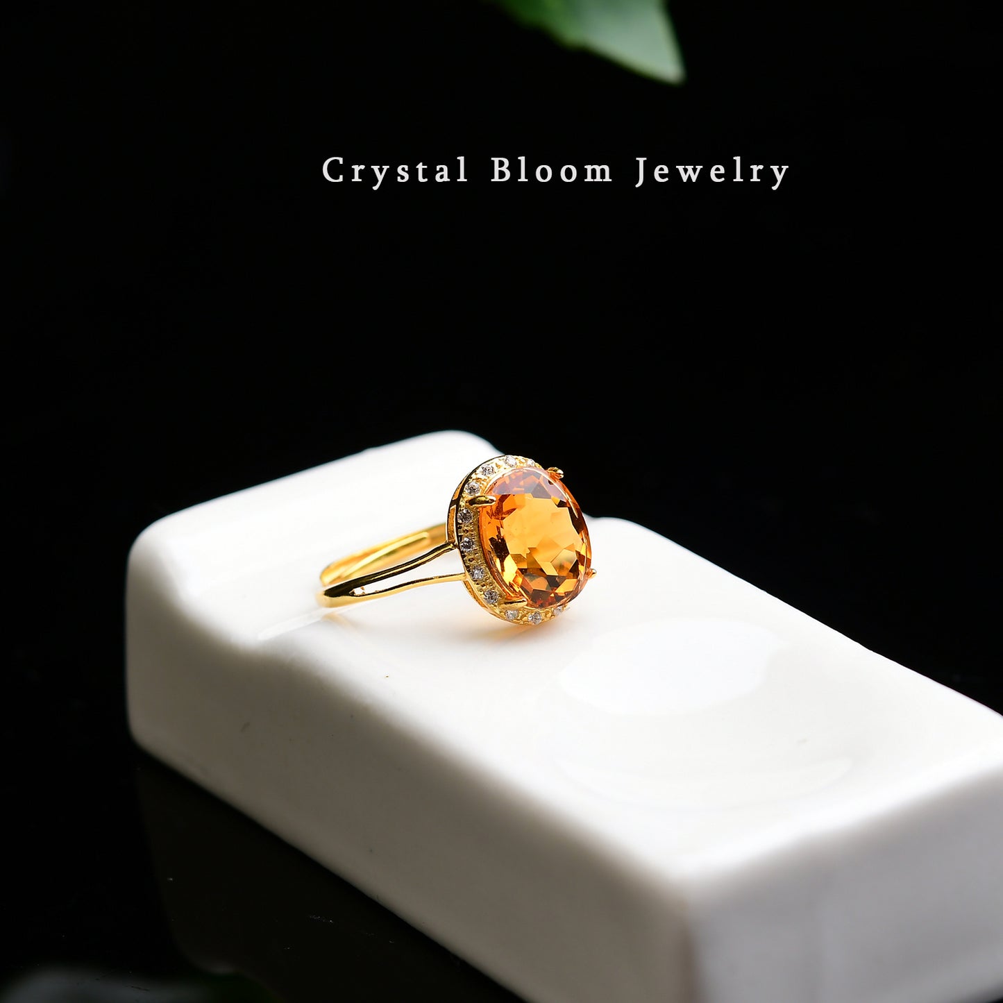 Natural Citrine Ring