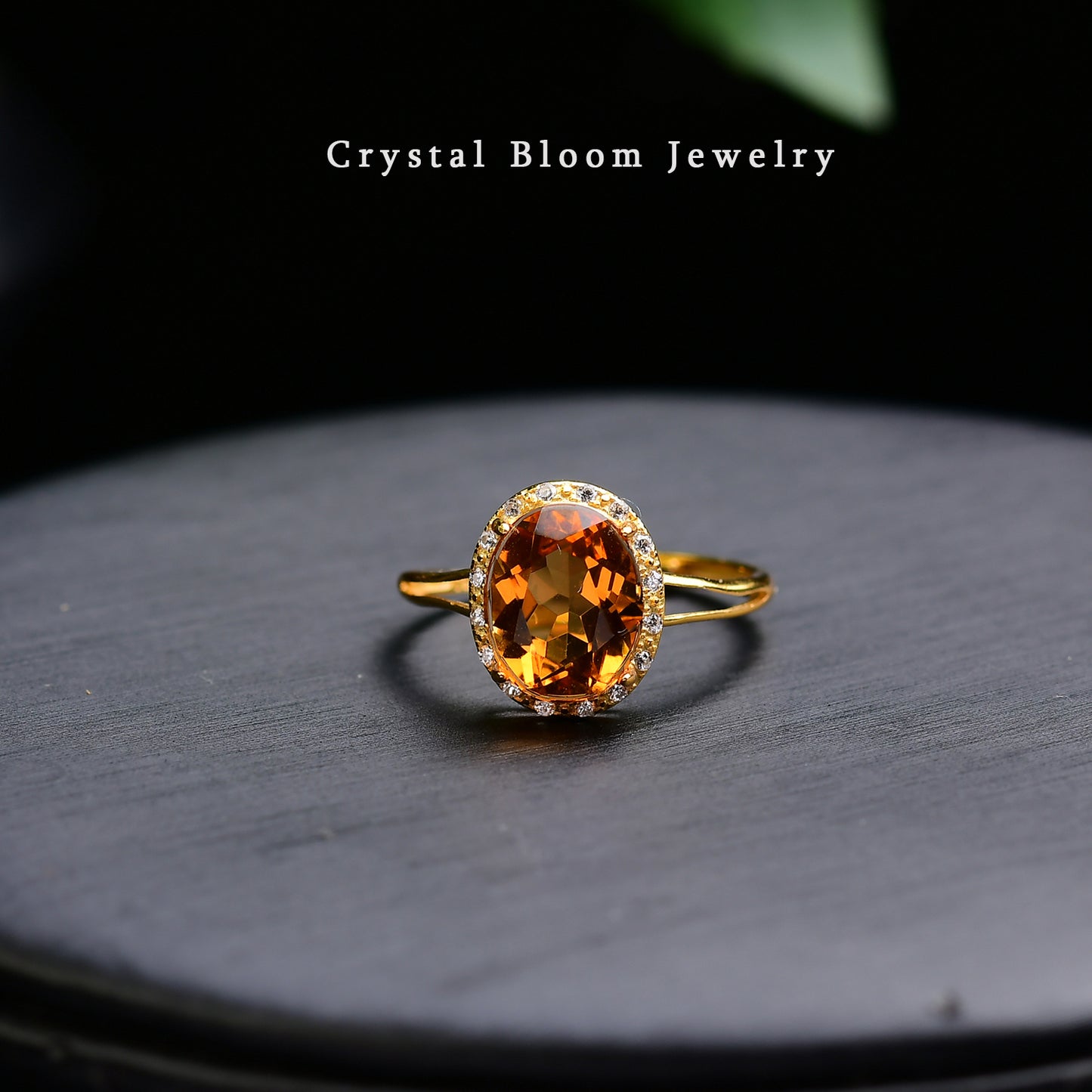 Natural Citrine Ring