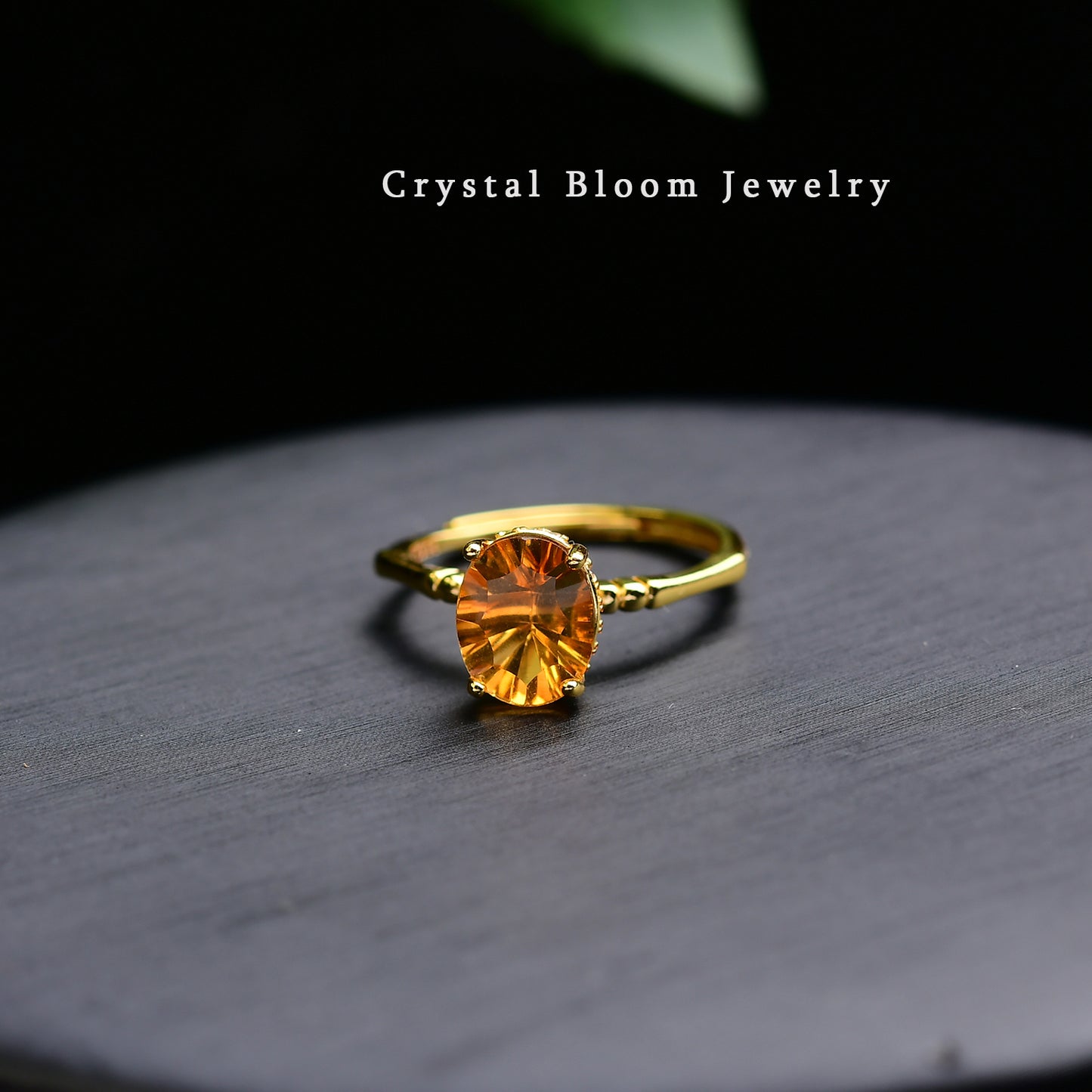 Natural Fanta Garnet Ring