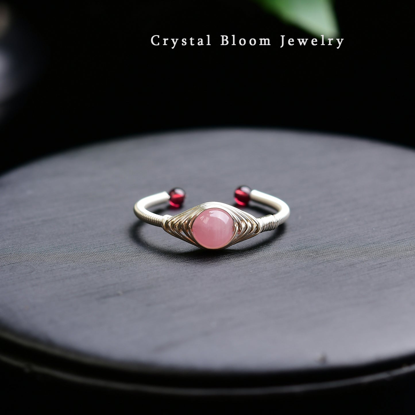 Handmade Natural Crystal Ring