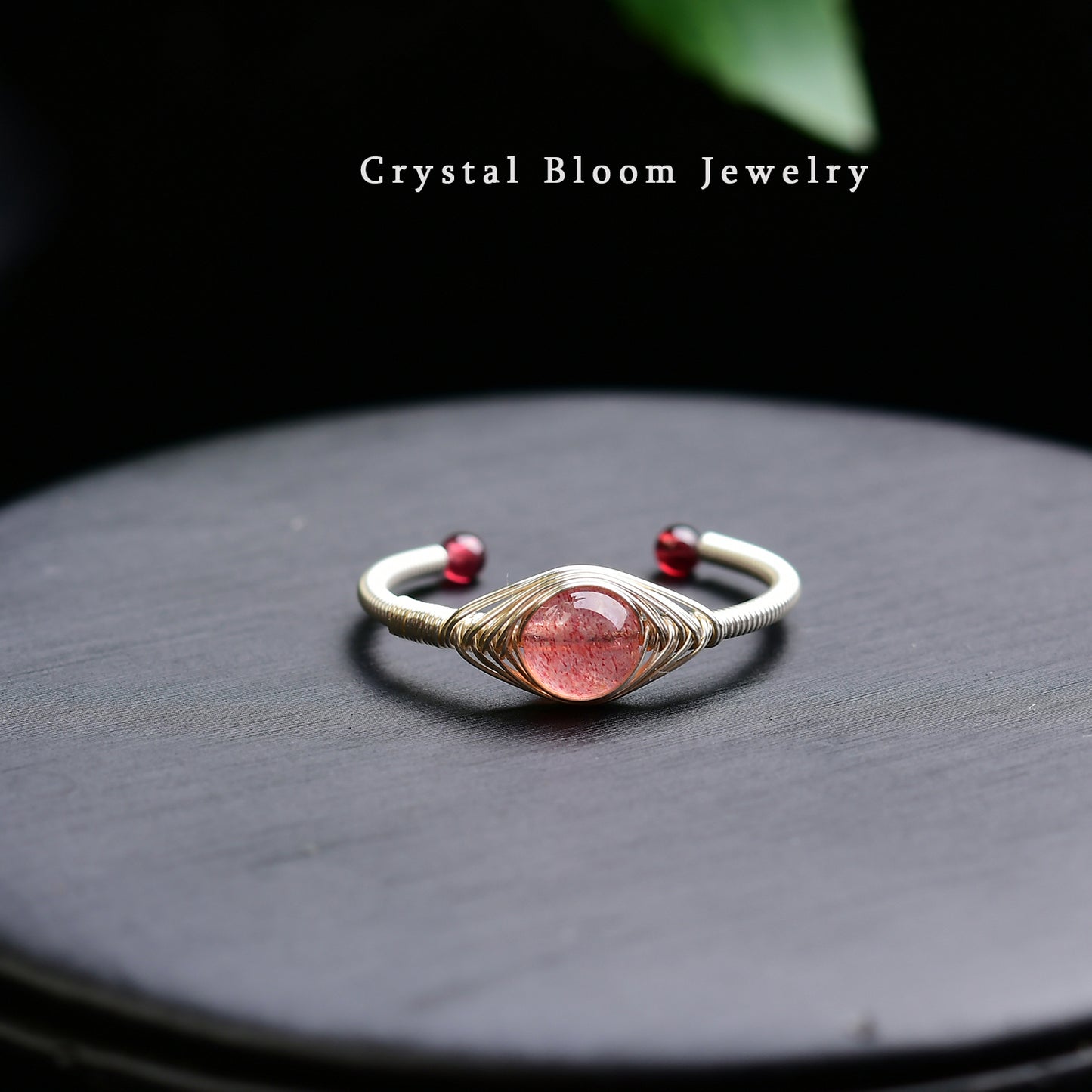 Handmade Natural Crystal Ring