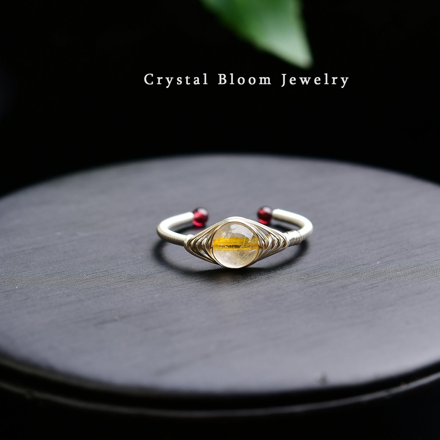 Handmade Natural Crystal Ring