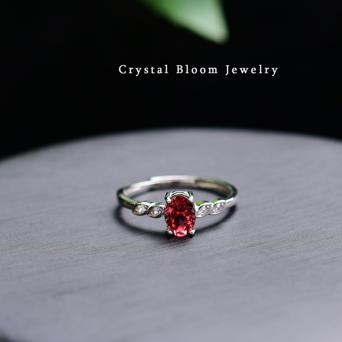 Ruby Red Tourmaline Ring