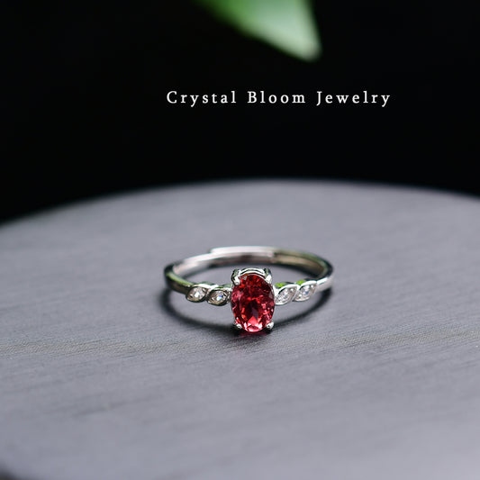 Ruby Red Tourmaline Ring