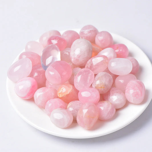 Natural Rose Quartz Tumbles