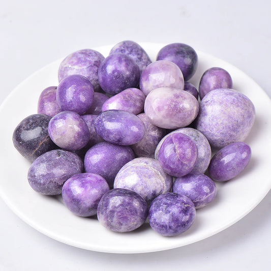 Natural Crystal Tumbles Lepidolite Tumbles