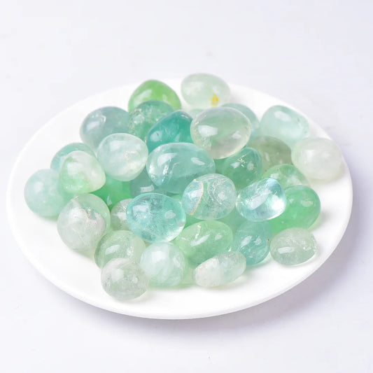 Green Fluorite Tumbles