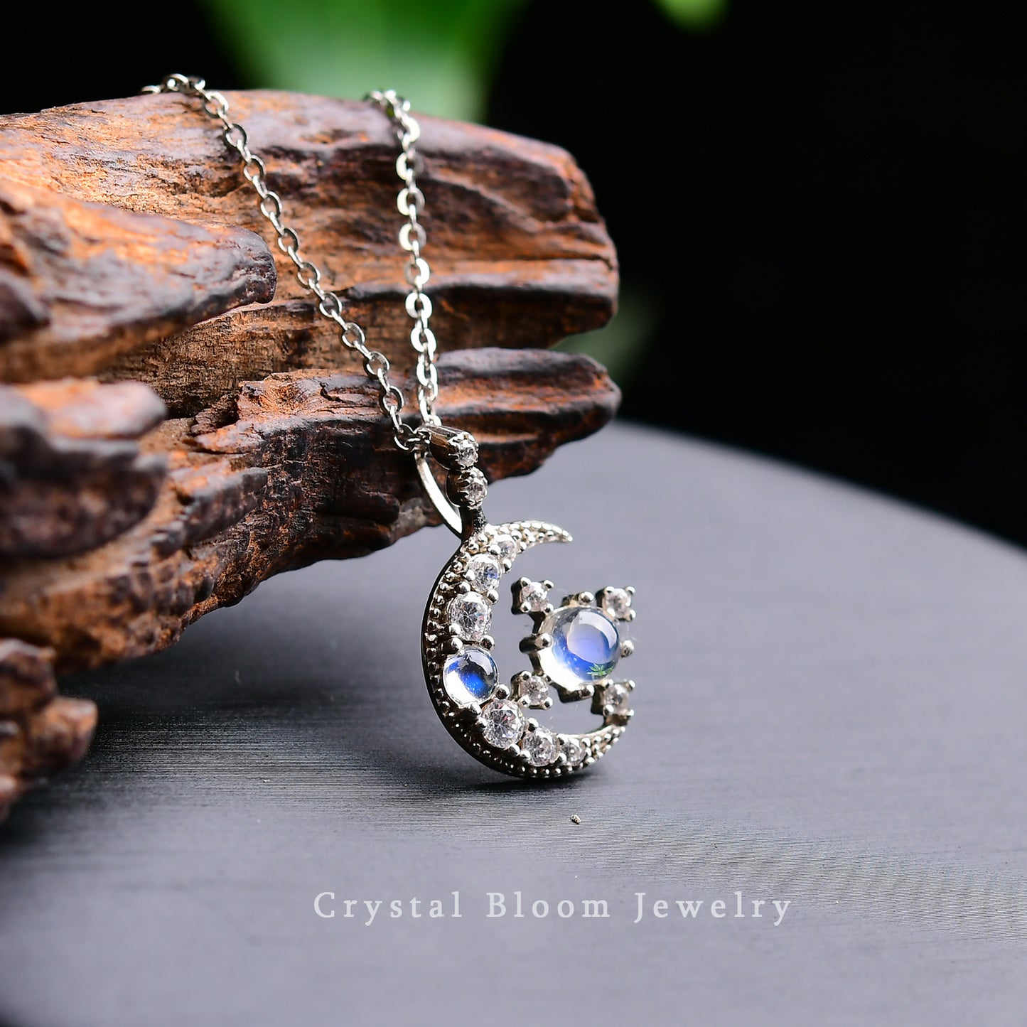 Blue Moonstone Pendant