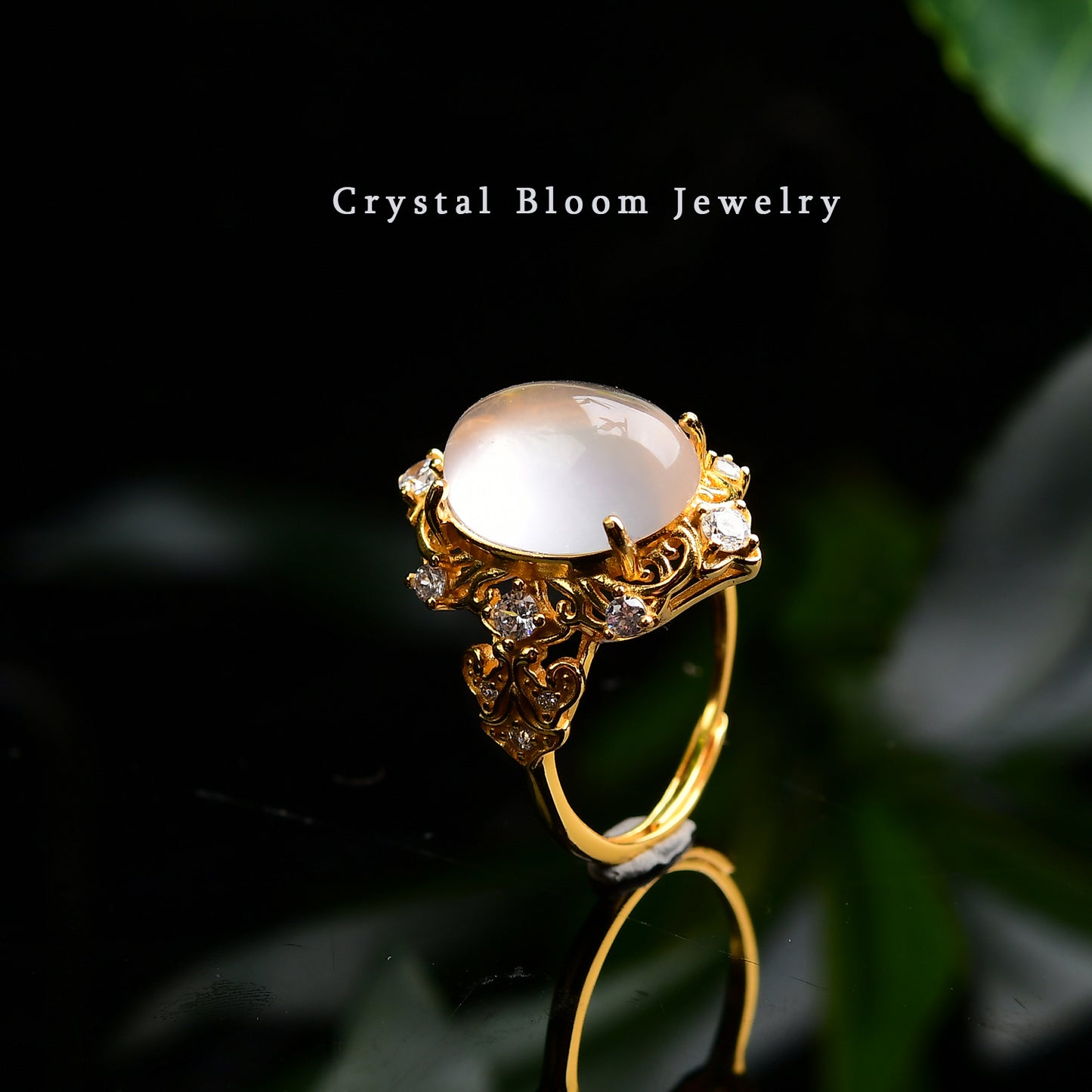 Natural Mozambique Pink Quartz Ring