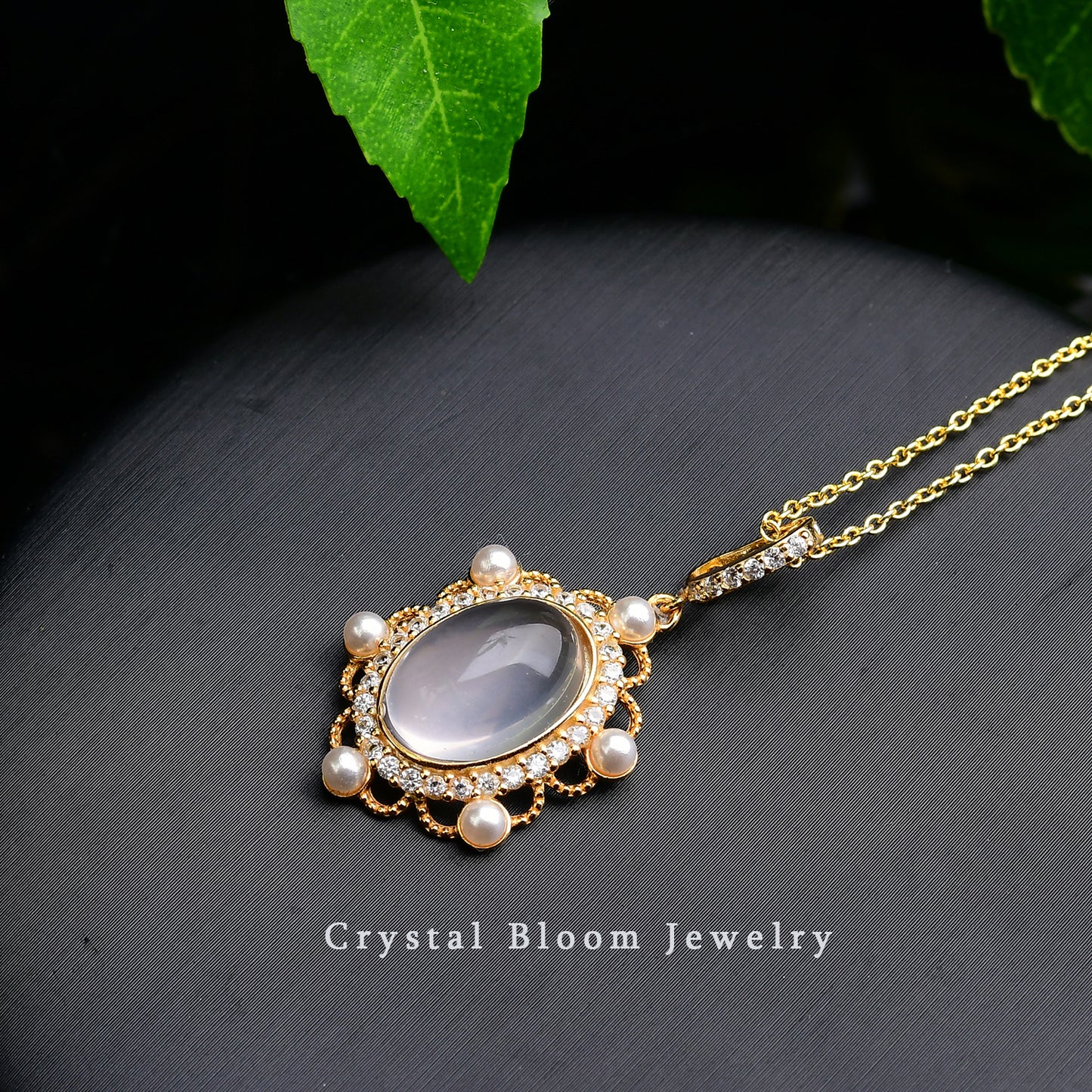 Natural Mozambique Pink Quartz Pendant