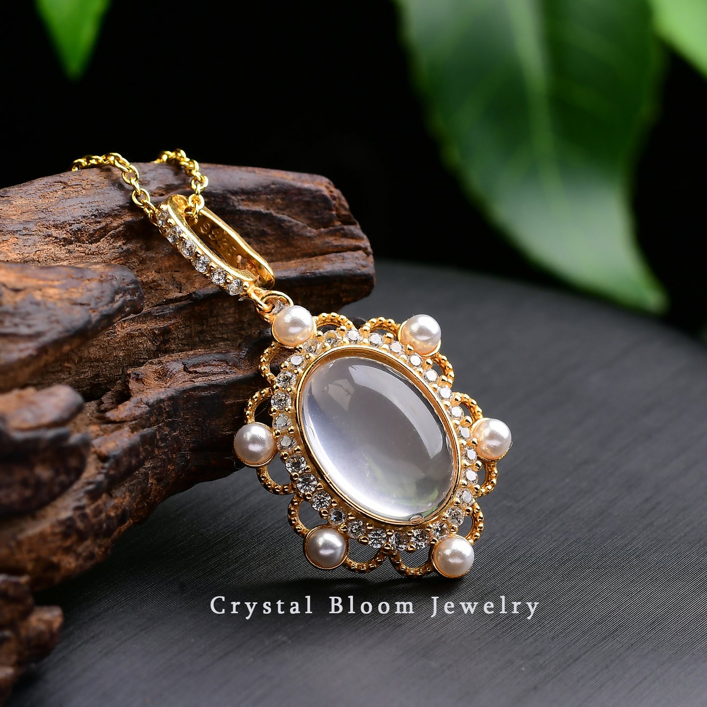 Natural Mozambique Pink Quartz Pendant