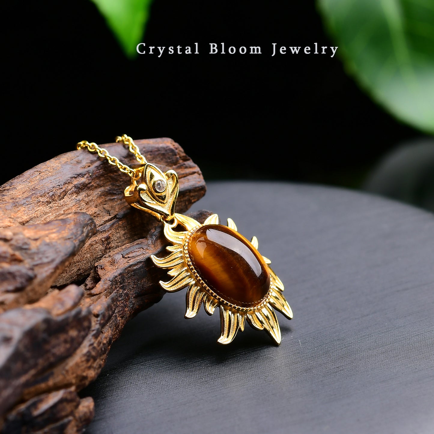 Natural Tiger Eye Pendant