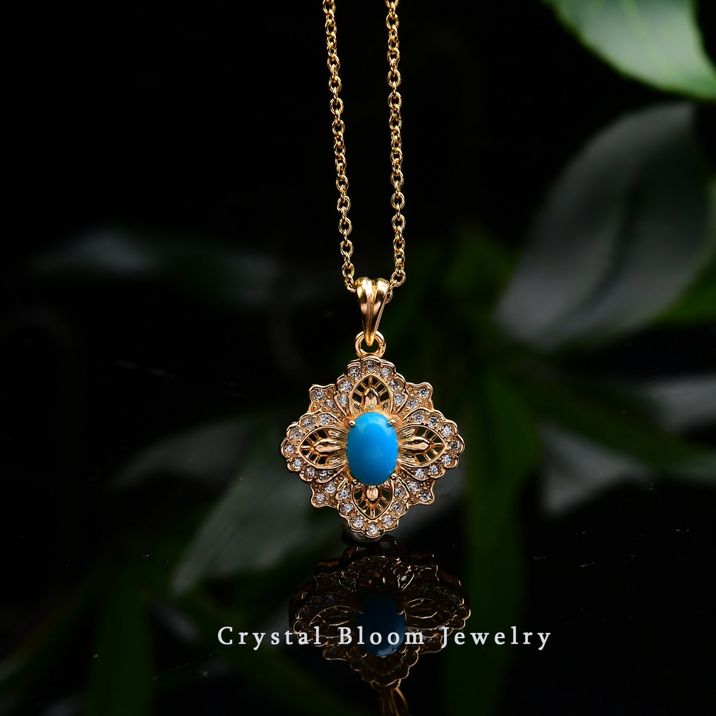 Natural Turquoise Pendant