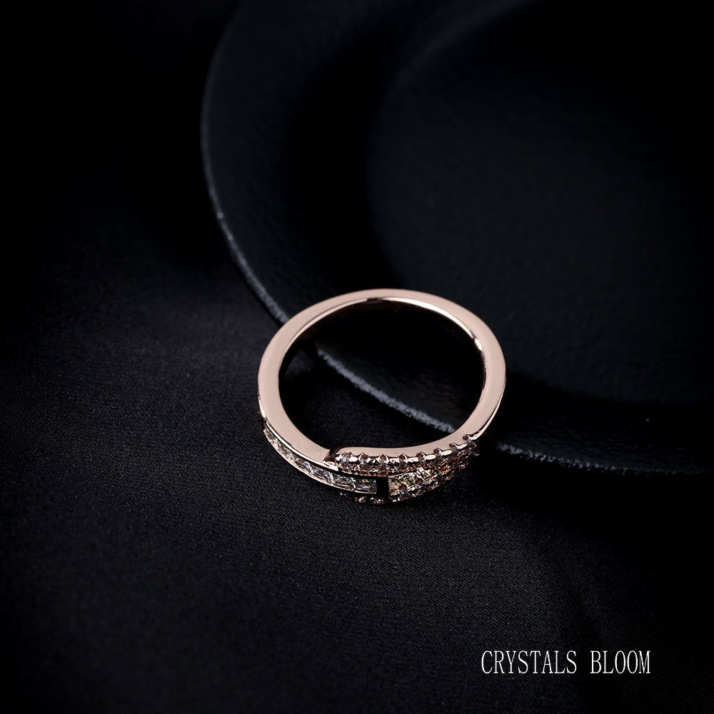 18K Gold-Plated Moissanite Ring